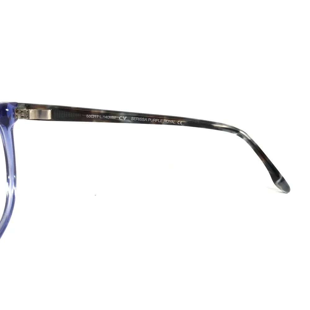BCBGMAXAZRIA Eyeglasses Frames SERISSA PURPLE ROYAL Cat Eye Full Rim 53-17-140
